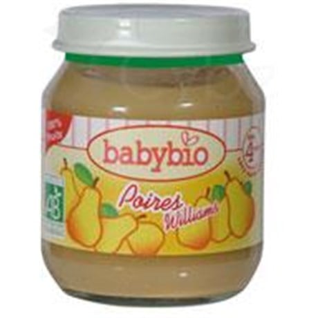 BABYBIO PETITS POTS FRUITS, Petit pot de poire. - pot 130 g