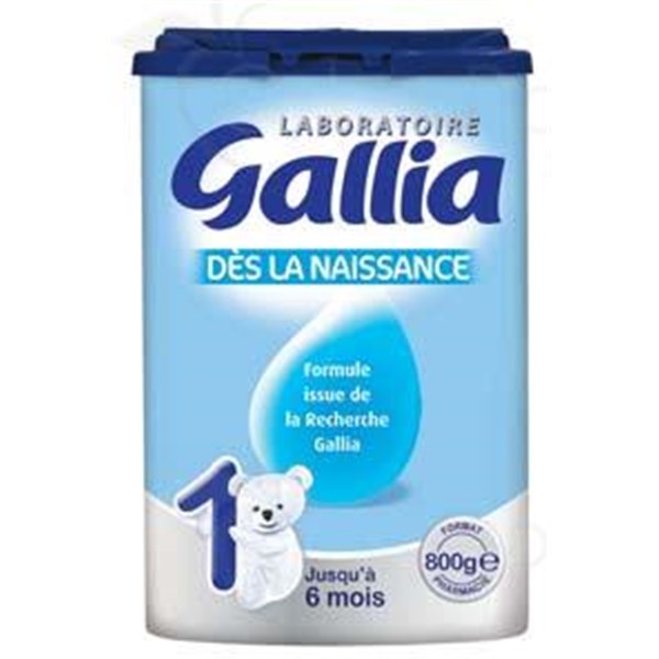 GALLIA 1, Lait pour nourrisson 1er âge. bt 400 g