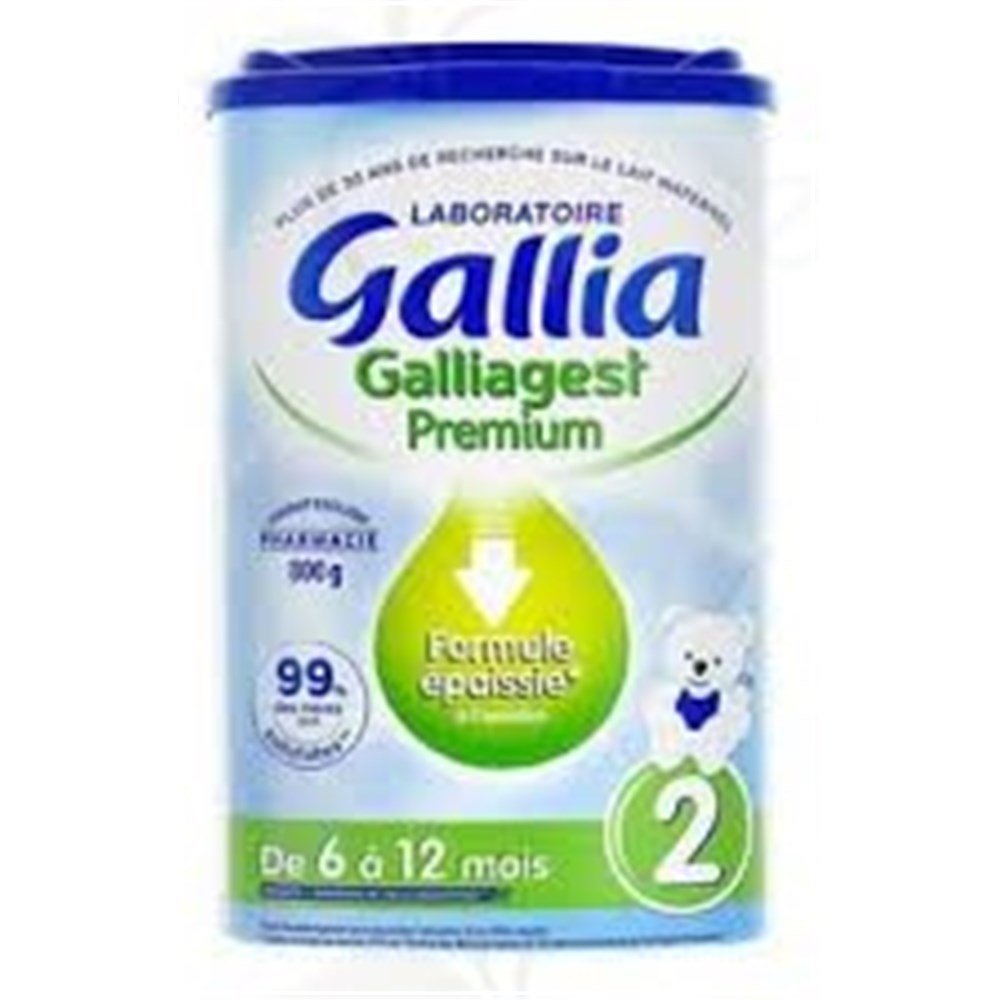 Galliagest Premium 2 Lait Pour Nourrisson 2eme Age Formule Epaissie A L Amidon Bt 400 G