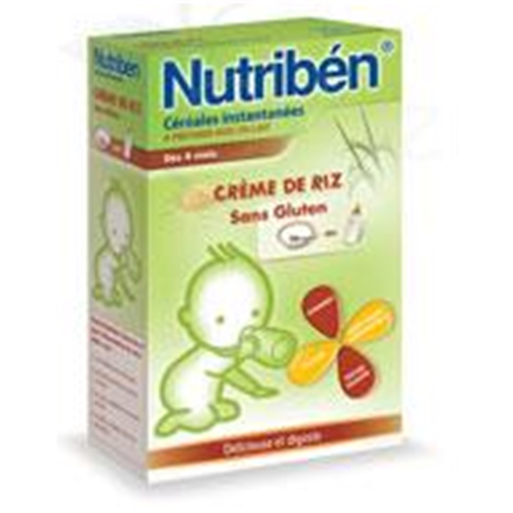 Nutriben Creme De Riz Sans Gluten Cereale Infantile Instantanee Pour Nourrisson 2eme Age Sans Gluten Bt 300 G Nutriben Creme De Riz Sans Gluten Cereale Infantile Instantanee Pour Nourrisson 2eme Age Sans Gluten Bt 300 G