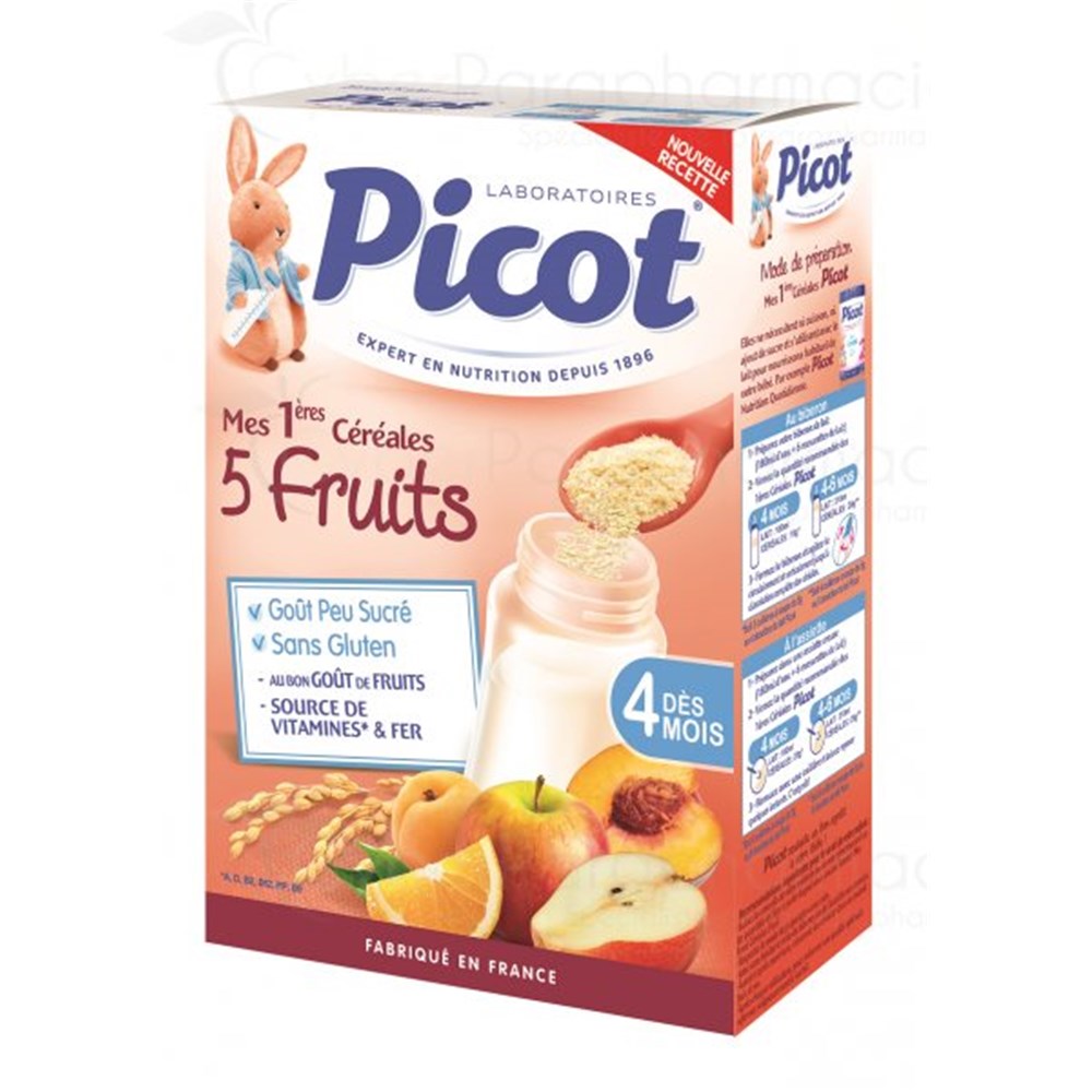 PICOT Mes 1ères Céréales 5 Fruits bt 200 g