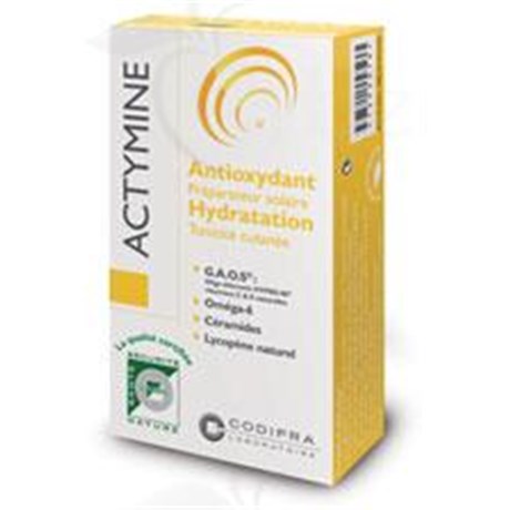 ACTYMINE, solar Capsule dietary supplement for cosmetic purposes. - Bt 30