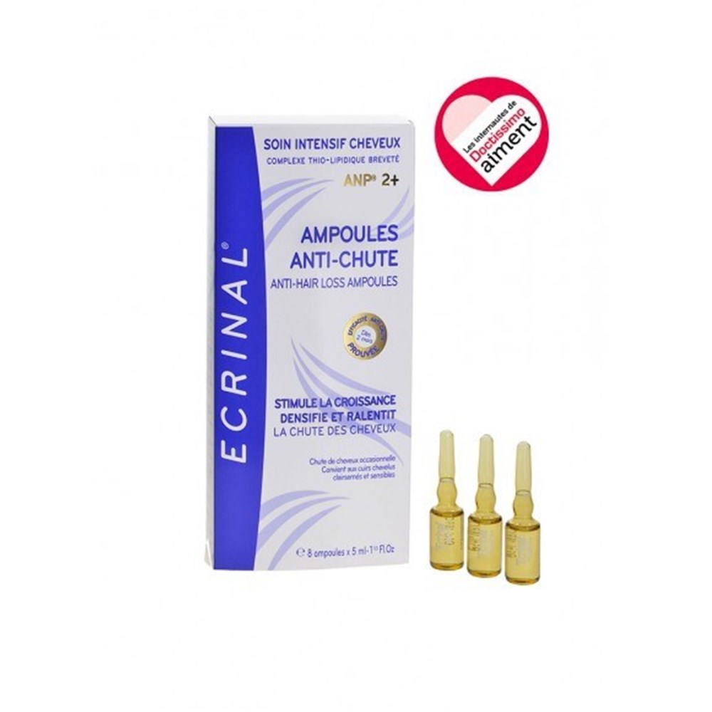 ECRINAL SOIN INTENSIF CHEVEUX ANP 2+ AMPOULES ANTICHUTE Ampoule capillaire, traitement antichute