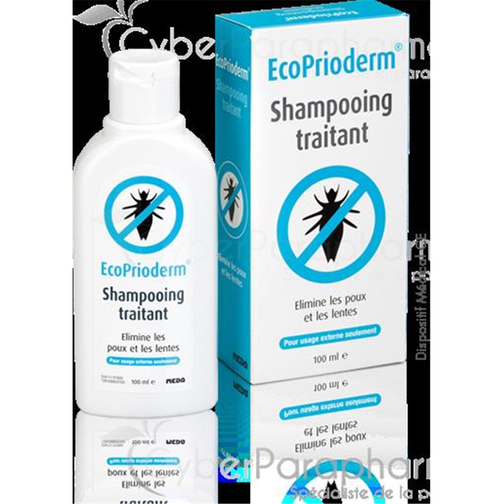 Ecoprioderm Shampoo Dealing Treating Lice Shampoo Antilentes