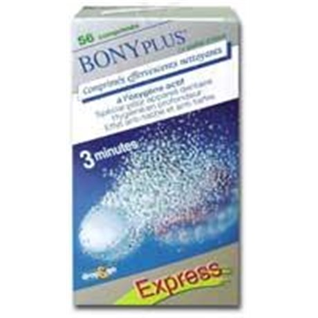 BONY PLUS EXPRESS, Comprimé effervescent nettoyant pour appareils dentaires. - bt 32