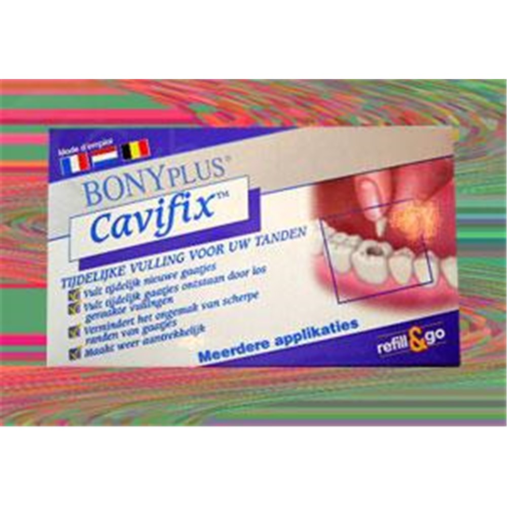 CAVIFIX BONY PLUS, Trousse d'urgence dentaire, ciment temporaire. - bt 1