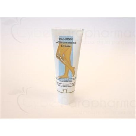 BIO MSM + GLUCOSAMINE CRÈME, Crème de massage à visée articulaire. - tube 75 ml