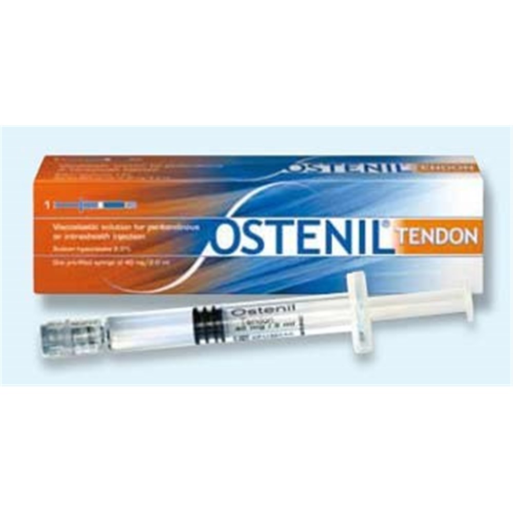 Acide Hyaluronique Injectable En Vente Libre OSTENIL TENDON 40 MG/2 ML Solution injectable d'acide hyaluronique de haut  poids moléculaire, bt 1