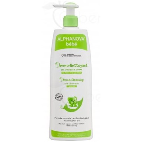 Baby Bio DERMO-CLEANSING HAIR AND BODY Shower Gel 500 ml