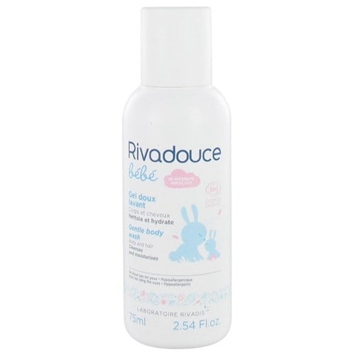 RIVADOUCE BEBE BIO Gentle cleansing gel for body and hair 75ML