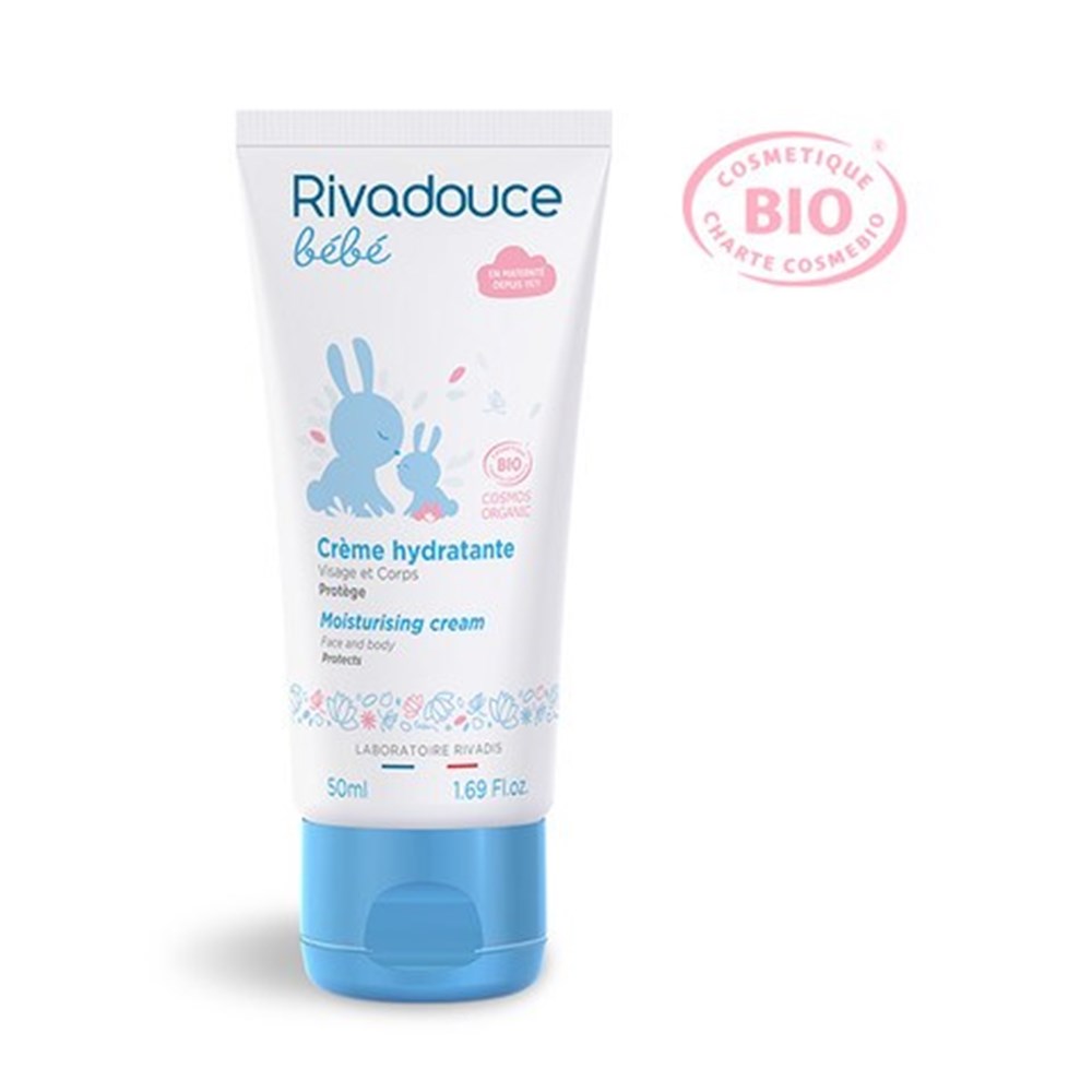 Rivadouce Bebe Bio Face And Body Moisturizer 50ml