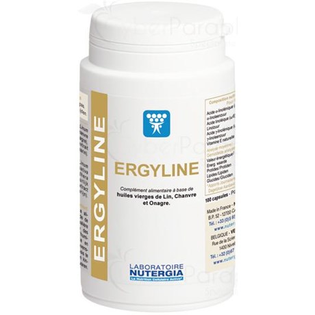 ERGYLINE, Capsule, complément alimentaire aux acides gras essentiels. - pilulier 50