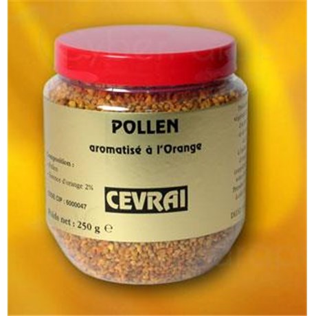 CEST VRAI, Pollen biologique à l'orange 100 % végétal. - pot 250 g