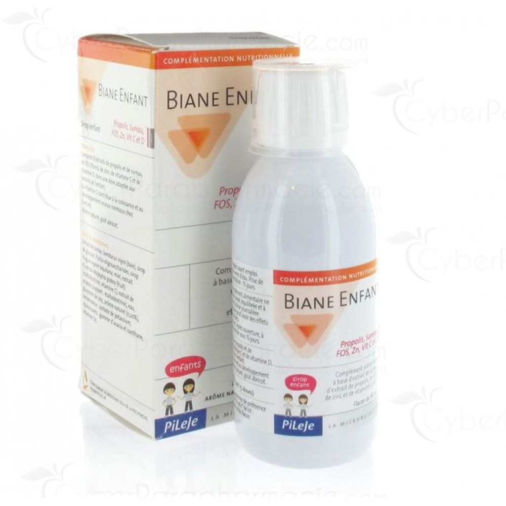 Biane Child Food Supplement Strawberry Flavor 150ml Bottle