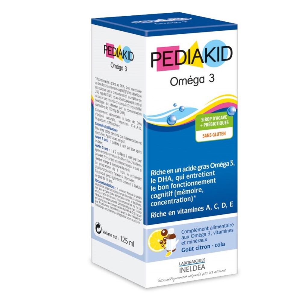 PEDIAKID OMEGA 3, Syrup, dietary supplement omega 3, vitamins and