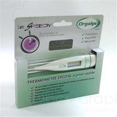 SPEEDY, Thermomètre médical électronique rapide, à mémoire - présentoir 12