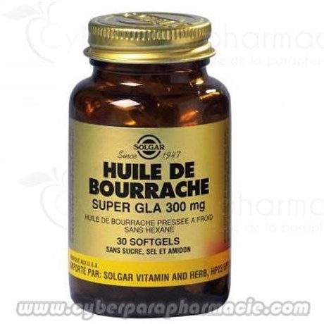 BOURRACHE SUPER GLA 300 mg 30 Softgels