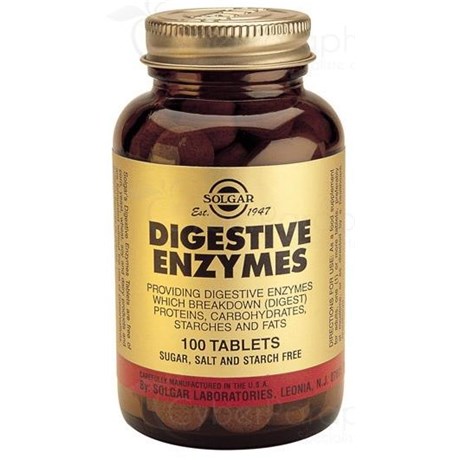 DIGESTIVES ENZYMES 100 Tablets