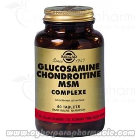 GLUCOSAMINE CHONDROITINE MSM 60 Tablets