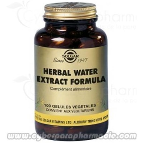 HERBAL WATER FORMULA 100 Gélules végétales