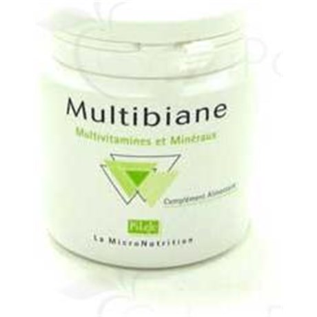 MULTIBIANE, Gélule, complément alimentaire à base de vitamines et de minéraux. - boite de 30