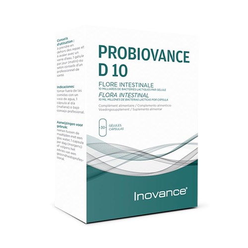 Probiovance D10 Flore Intestinale 30 Gélules Inovance