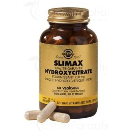 SLIMAX HYDROXYCITRATE 60 gélules végétales