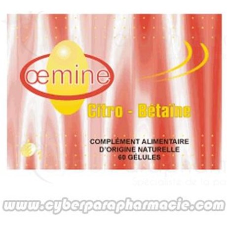 biolab OEMINE CITRO-BETAINE Confort du foie brule graisses