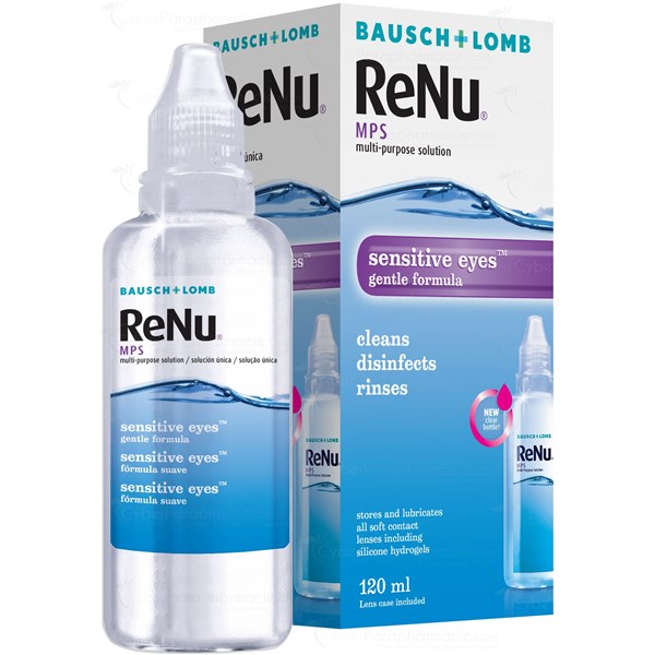 RENU MPS, Multifunction sensitive eye solution for soft lenses, 120 ml