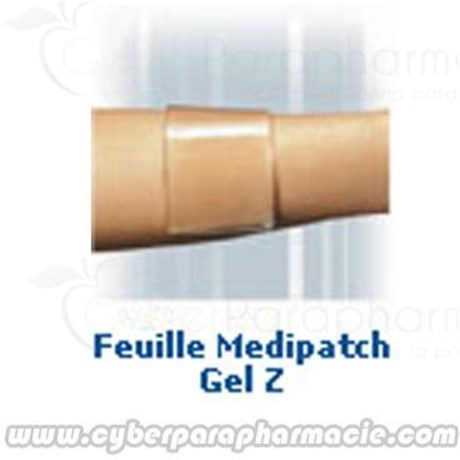 Medical Z Feuilles Médigel Gel Z : 12x16" 30x40 cm (sur tissu)