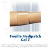 Medical Z Feuilles Médigel Gel Z : 8x8" 20x20 cm (sur tissu)