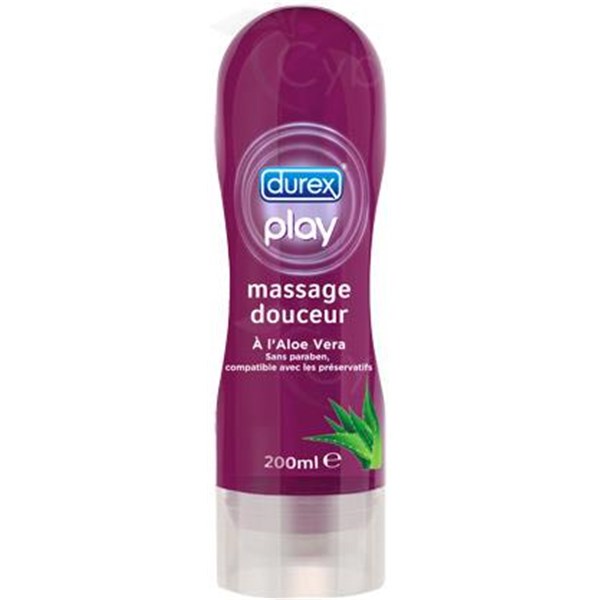 DUREX PLAY MASSAGE, Gel lubrifiant pour usage intime et gel de massage