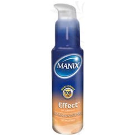 MANIX EFFECT GEL LUBRIFIANT, Gel lubrifiant pour usage intime, sensation intense. - fl 50 ml