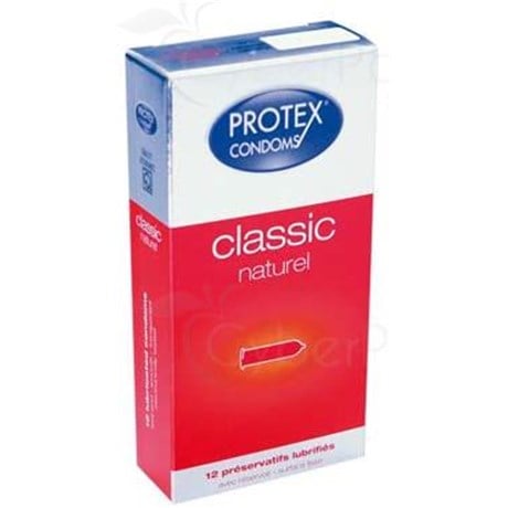 PROTEX CLASSIC NATUREL, Préservatif avec réservoir, lubrifié au diméthicone. - bt plastique 4