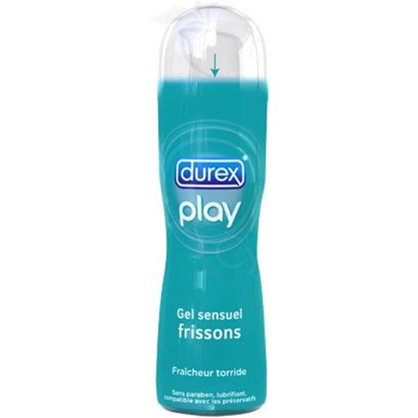 DUREX PLAY EFFECT GEL SHIVER, Gel lubricant thrill for intimate use
