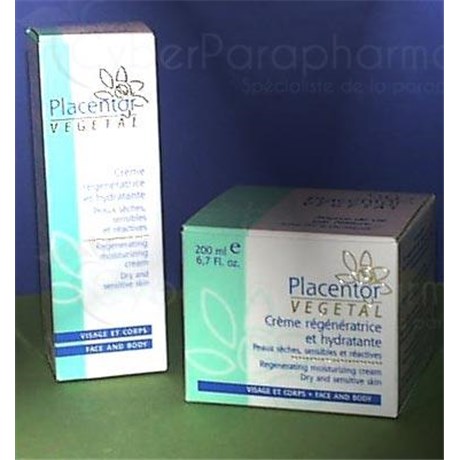 PLACENTOR PLANT DRY SKIN REFRESHING, regenerating and hydrating cream. - 40 ml tube