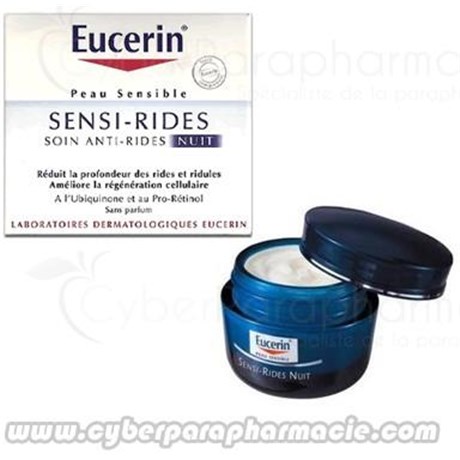 SENSI RIDES NIGHT CREAM Anti wrinkle Coenzyme Q10 and Prorétinol 50 ml