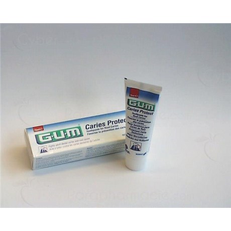 GUM CARIES PROTECT, Pâte dentifrice fluorée. - tube 75 ml