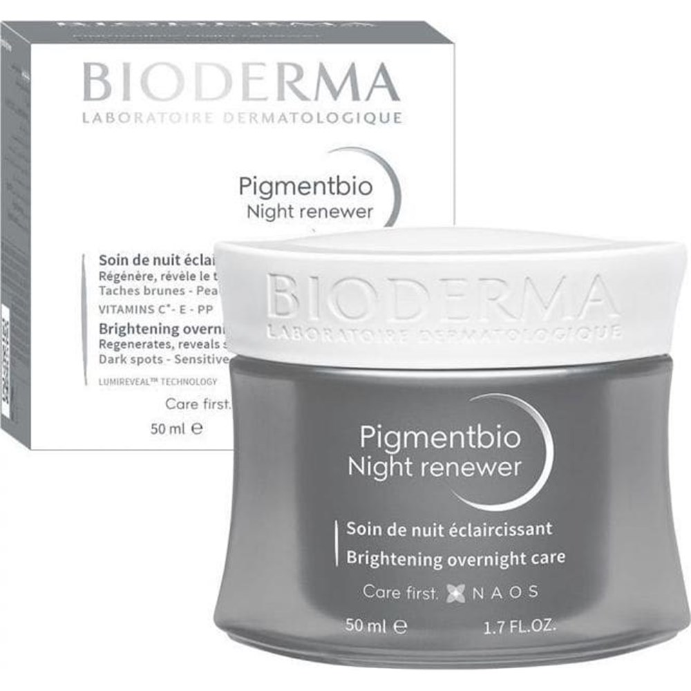 BIODERMA SOIN DE NUIT ÉCLAIRCISSANT PIGMENTBIO NIGHT RENEWER 50ML