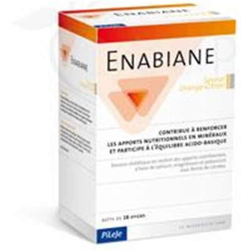 Enabiane ORANGE, LEMON - Stick, diet drink mineral-based form of citrate. - Bt 28