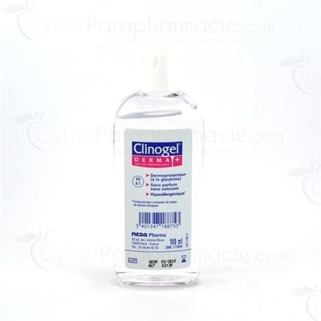 CLINOGEL DERMA +, alcoholic disinfectant hand lotion. - Fl 100 ml