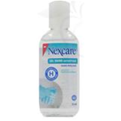 NEXCARE GEL HAND SANITIZER, alcoholic antiseptic solution, without rinsing. - 25 fl oz, 55 display