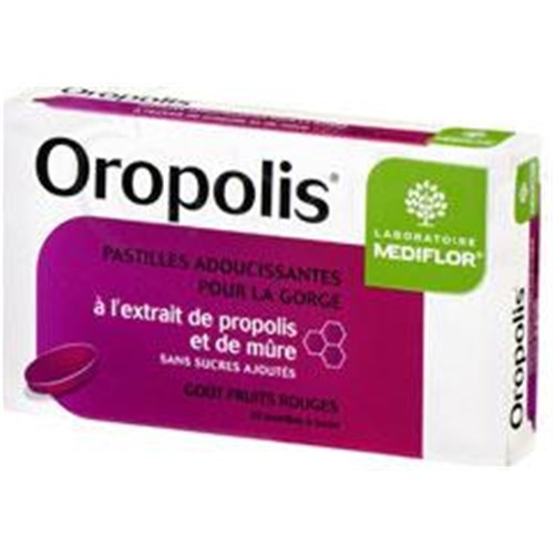 OROPOLIS TABLET RED FRUIT, pellet softening sucking throat, taste berries. - Bt 20