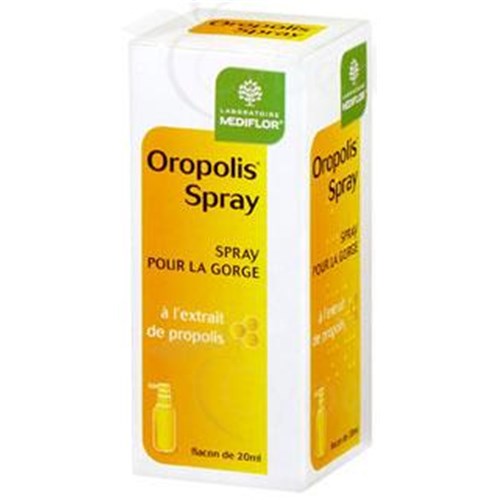 OROPOLIS THROAT SPRAY, Spray, dietary supplement softening extract of propolis. - Spray 20 ml