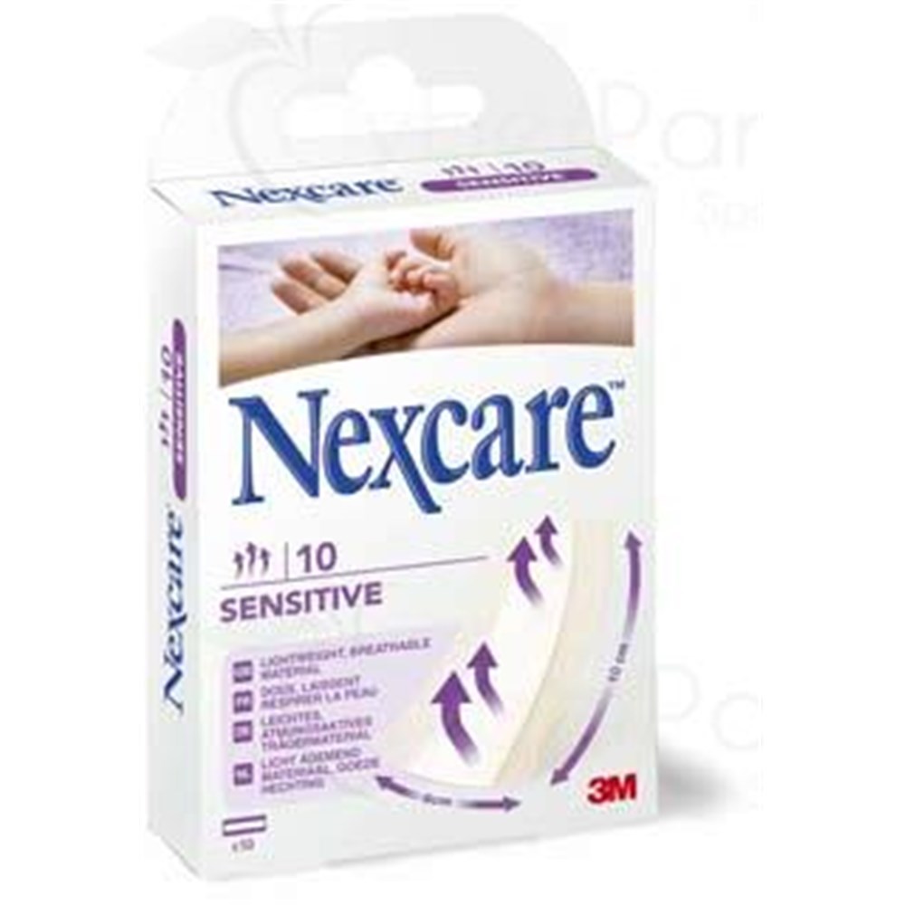NEXCARE SENSITIVE dressing cutting, adhesive, microporous, for