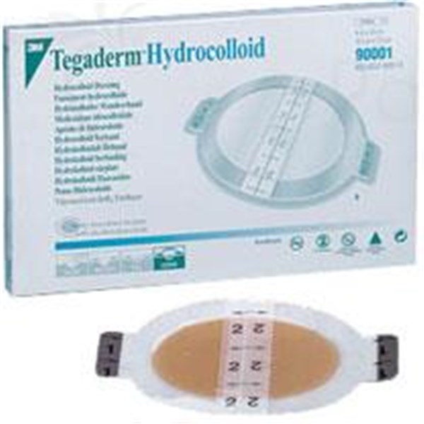 TEGADERM Hydrocolloid, Hydrocolloid dressing sterile adhesive. 17 cm x