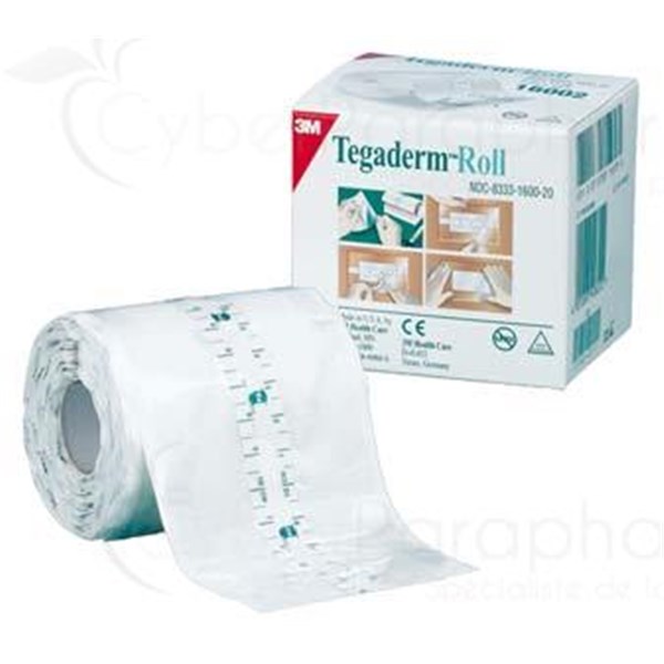 TEGADERM ROLL, transparent adhesive film dressing, non sterile roll 10