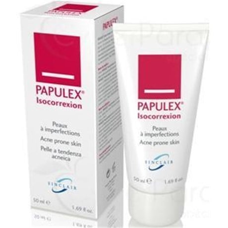 PAPULEX ISOCORREXION corrective care moisturizer 50 ml tube