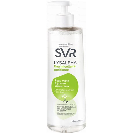 SVR DERMOACTIVE LYSALPHA MICELLAR WATER, cleansing micellar water to gluconolactone and zinc. - 500 ml fl