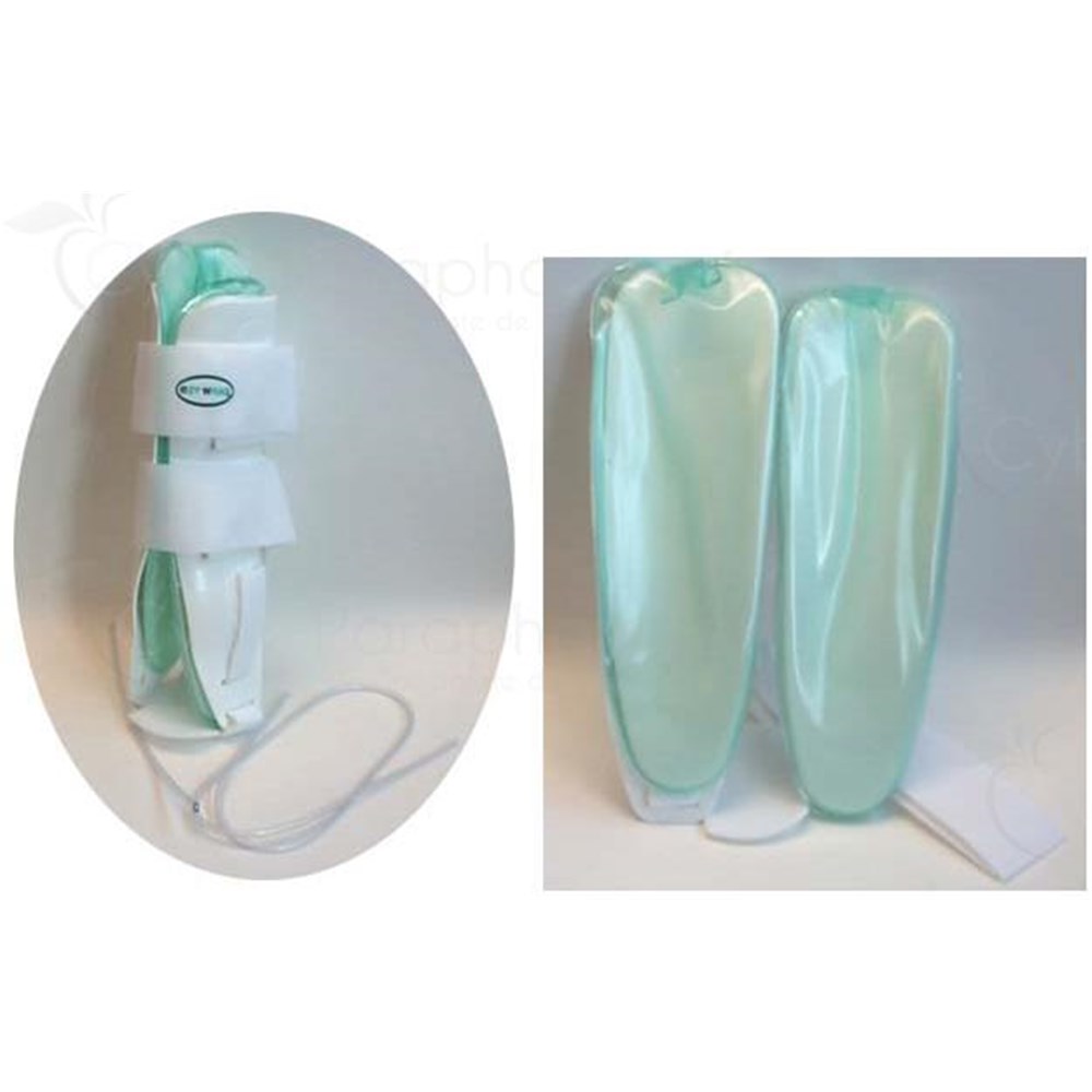 EZY WRAP ANKLE BRACE, inflatable stabilizing orthosis ankle. universal